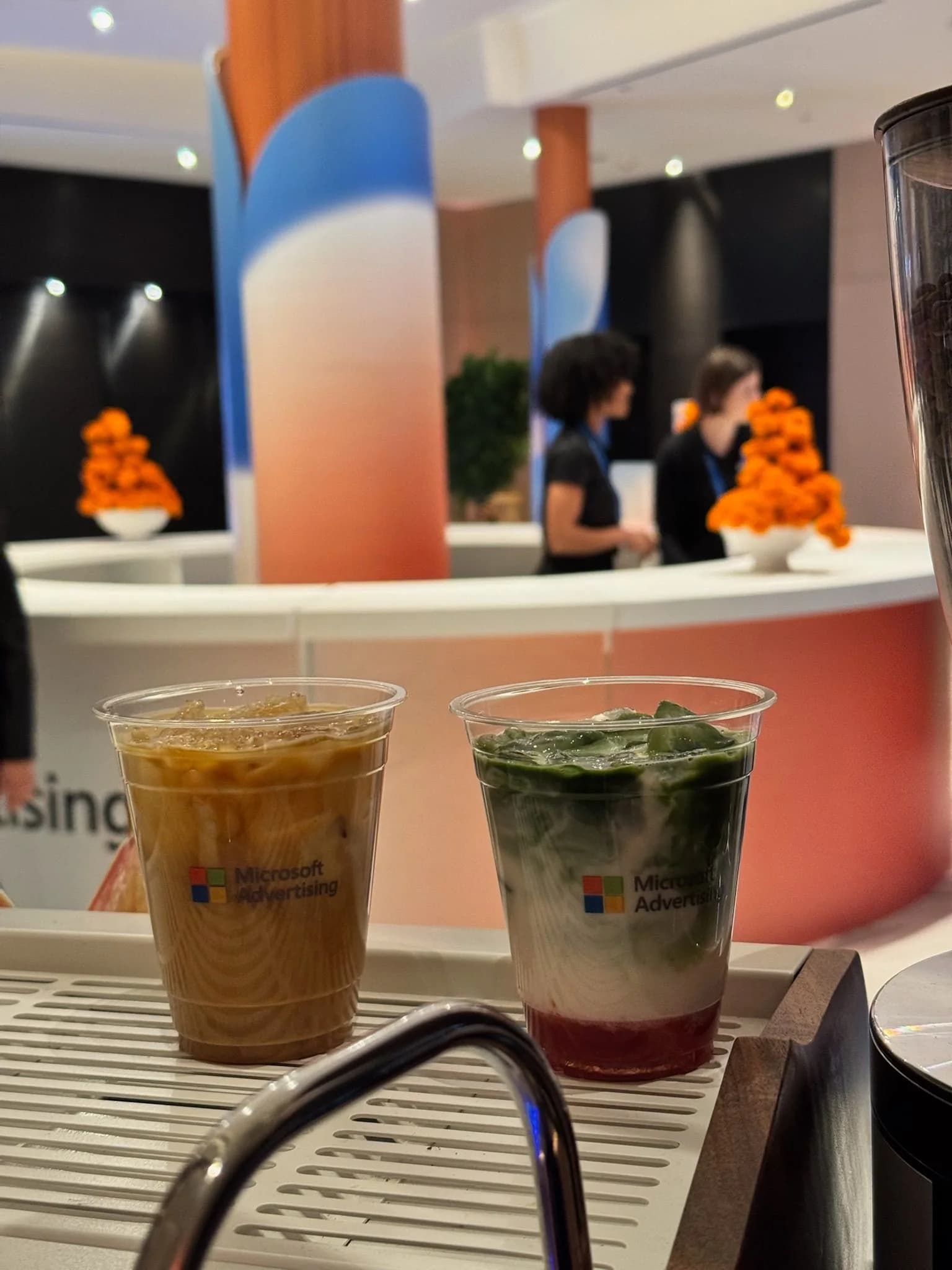Anechó espresso bar set up at a large Microsoft corporate conference